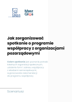 Jak zorganizować spotkanie o programie współpracy z organizacjami pozarządowymi