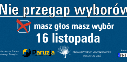 Nie przegap wyborów,  akcja profrekwencyjna – Nowy Tomyśl