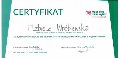 Pracowity weekend nasielskiej koordynatorki – szkolenie regionalne w Warszawie dotyczące diagnozy lokalnej