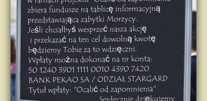 Ożywić historię – zbieramy fundusze na tablicę informacyjną