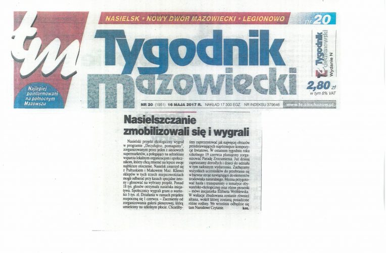 Nasielszczanie zmobilizowali się i wygrali