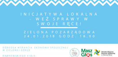 Inicjatywa Lokalna w Zielonej Górze cz. 2 – warsztaty