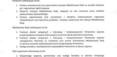 Porozumienie MRM w Murowanej Goślinie z Parlamentem Młodzieży RP