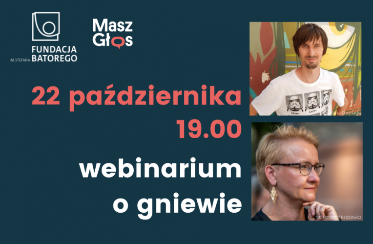 Webinarium o roli gniewu w działaniach społecznych