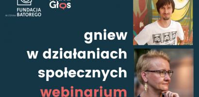 Webinarium o roli gniewu w działaniach społecznych