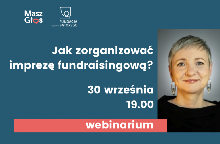 Webinarium: jak zorganizować imprezę fundraisingową?