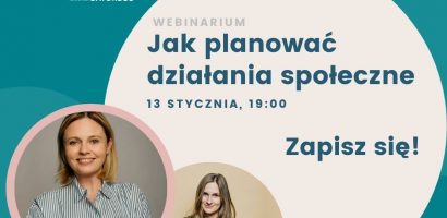 Webinarium: jak planować działania społeczne