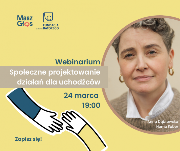 Webinarium: społeczne projektowanie działań dla uchodźców