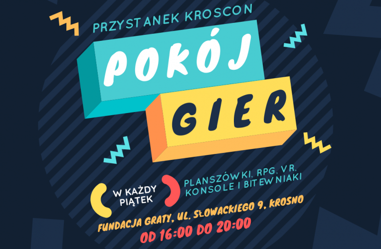 Pokój Gier - Przystanek KrosCon - Fundacja GraTy