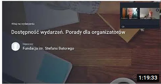 Obejrzyj webinarium o dostępności