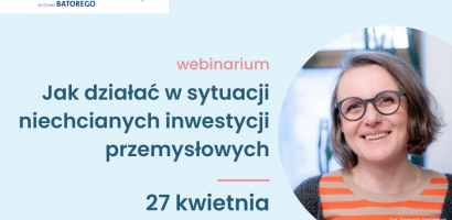 Zapraszamy na webinarium w kwietniu