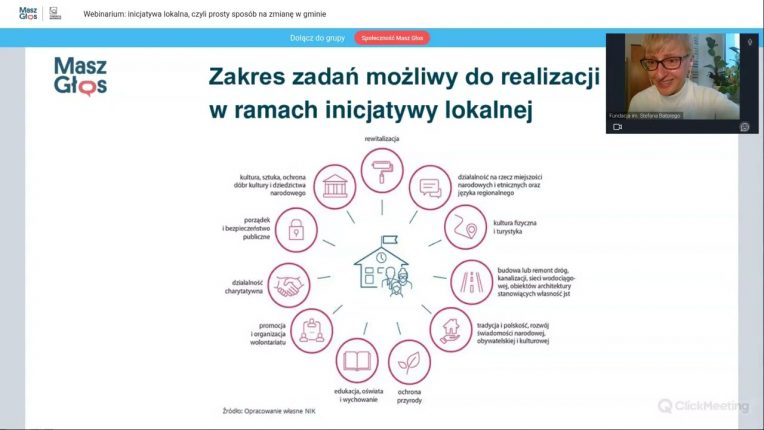 Inicjatywa lokalna. Obejrzyj webinarium