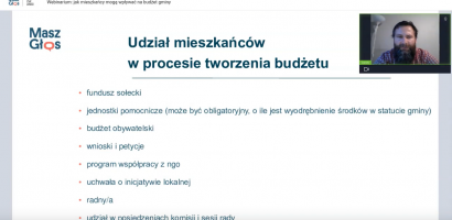 Obejrzyj webinarium o budżecie gminy