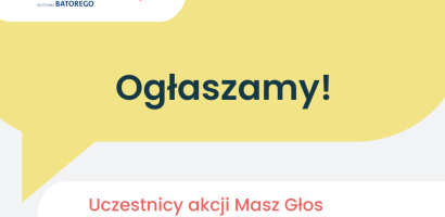 Ogłaszamy uczestników!