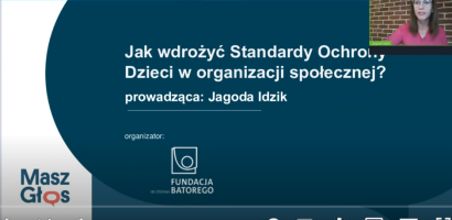 Obejrzyj webinarium o Standardach Ochrony Dzieci