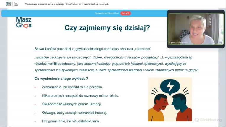 Jak radzić sobie z konfliktami? Zobacz webinarium