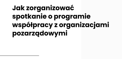 Program współpracy - poznajcie szczegóły przygotowań