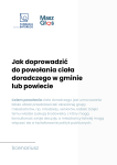 Jak doprowadzić do powołania ciała doradczego w gminie lub powiecie
