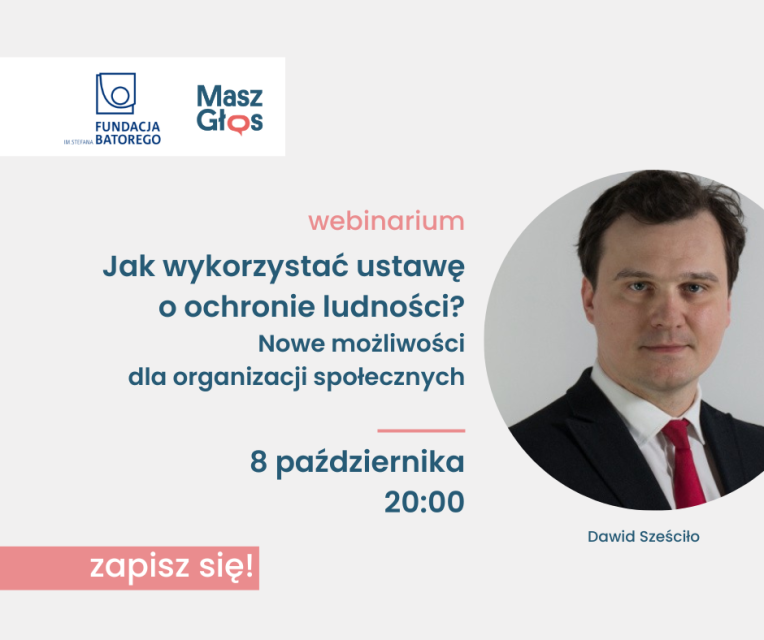 Nowe przepisy, nowe szanse – dołącz do webinarium