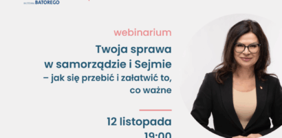 Zapraszamy na webinarium w listopadzie