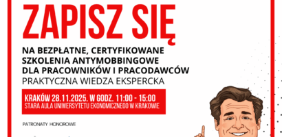 Bezpłatne szkolenia antymobbingowe w Krakowie – zapisz się