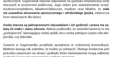 Sugerownik szacunku