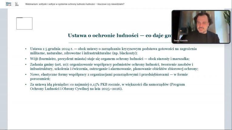 Obejrzyj nagranie o sołectwach i ochronie ludności